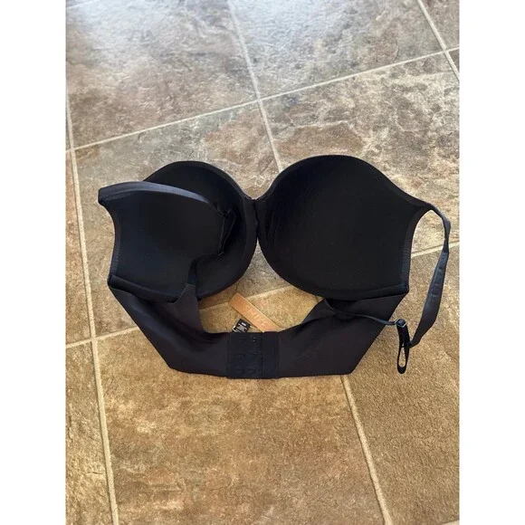 Skims Ultimate Collection Push-up Plunge Bra Onyx Size 38DD - Picture 4 of 7